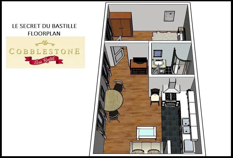 Daire Le Secret Du Bastille Paris